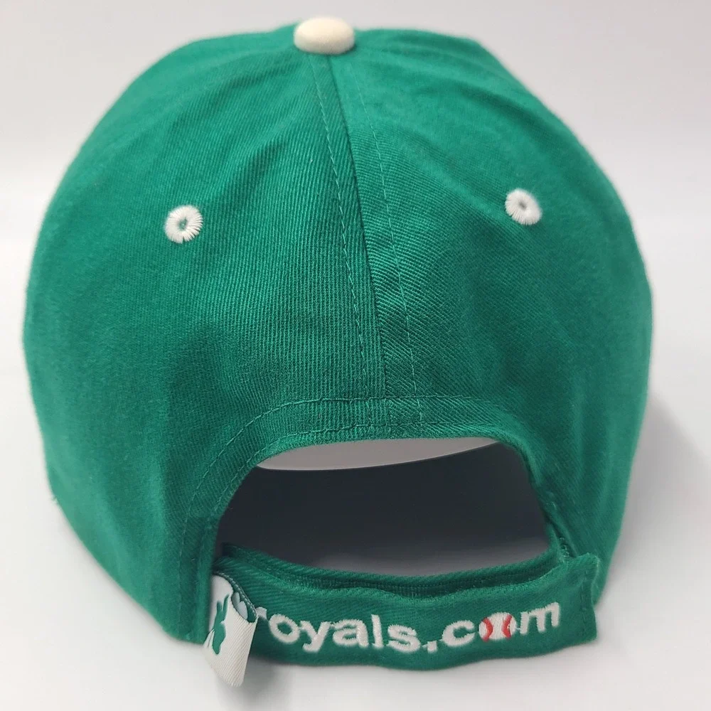 Kansas City Royals Hat Adjustable (Fits Small) Green White MLB St Patricks Day